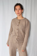 Donker Taupe Gebreid - Vest