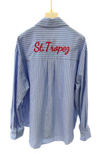 Blauwe Gestreepte St Tropez - Blouse