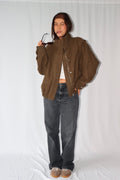 Khaki-Bruine Geruite - Jas