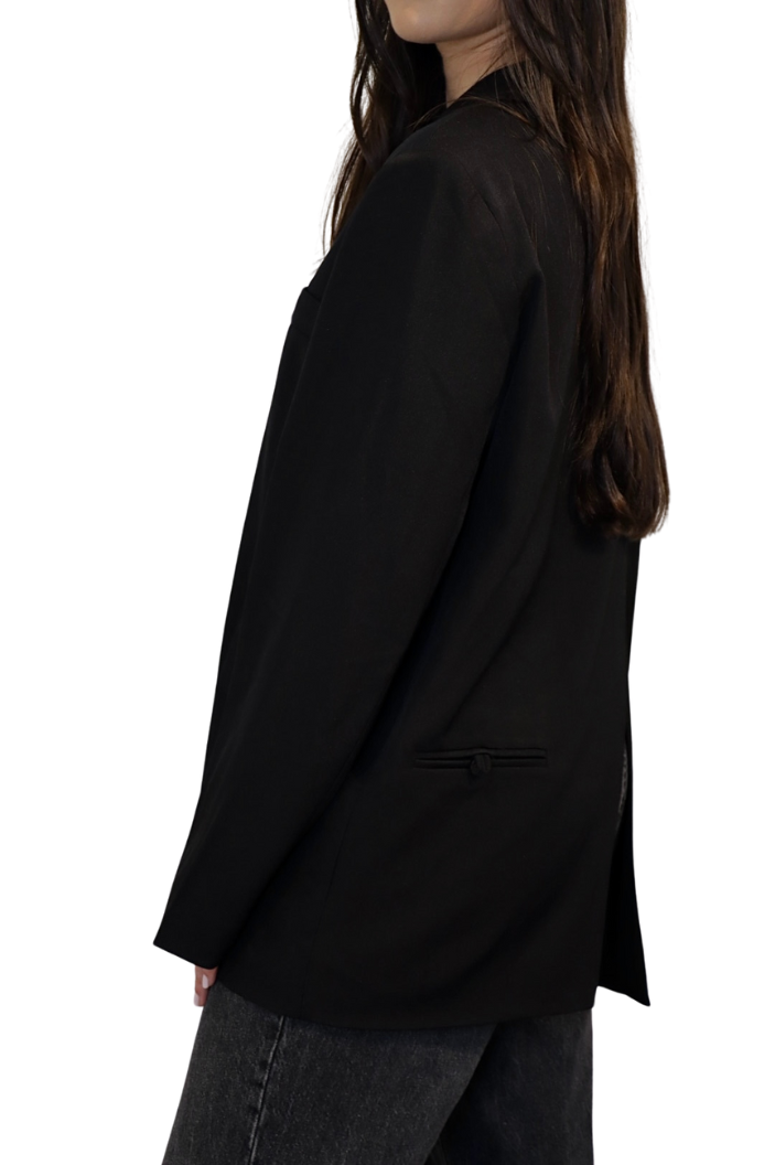 Zwarte Oversized Split - Blazer
